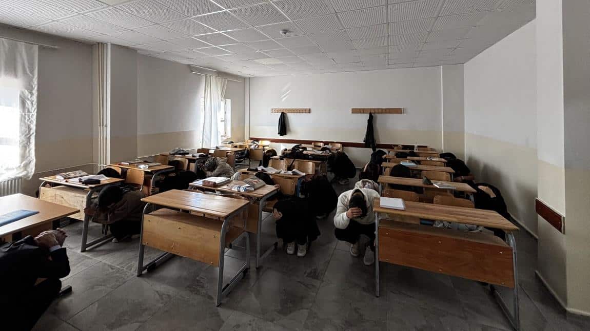 Tahliye Tatbikatı yapıldı...